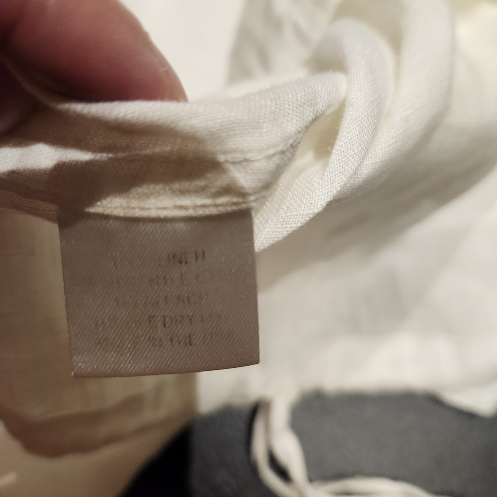 American Colors White Linen Hoodie - Picture 10 of 10